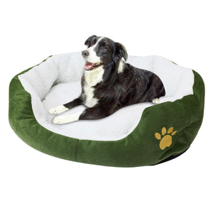 1PCS Pet Dog Puppy Cat Fleece Warm Bed House Plush Cozy Nest Mat Pad Portable Cat Sleeping Nest Indoor Dog Soft Cushion Cat Mats