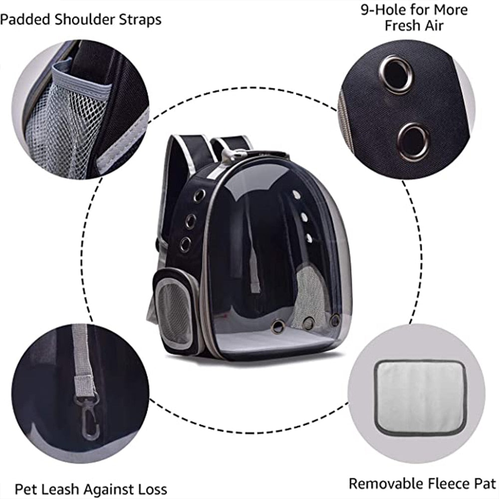 Breathable Pet Carrier Bag Gatos Dog Cat Bag Basket Portable Outdoor Travel Cat Backpack Carrying Cage Pet Supplies Mascotas