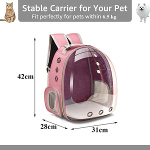 Cat Carrier Bags Breathable Pet Carriers Small Dog Cat Backpack Travel Space Capsule Cage Pet Transport Bag Carrying For Cats