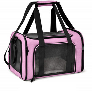 Cat Carrier Bags Small Dog Cat Backpack Window Mesh Pet Transporter Carrying Bag Airline Approved Soft Sided Backpack For Cats