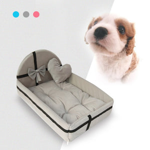 Cute Cushion Pet Cats Dogs House Nest With Mat Warm Small Medium Large Dogs Pet Removable Mattress Cat Bed Dog Puppy Kennel