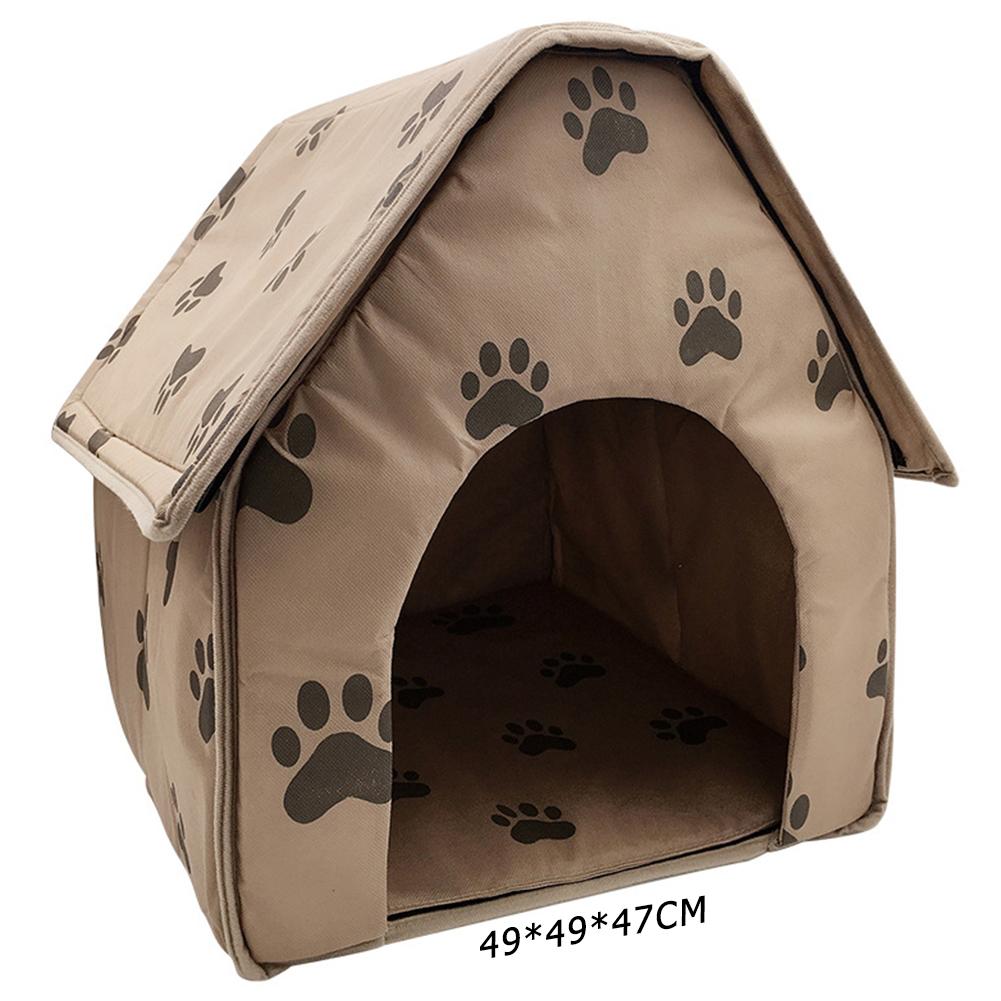 Hot Sale Dog House Delicate Design Foldable Dog House Small Footprint Pet Bed Tent Cat Kennel Travel Dog Accessory