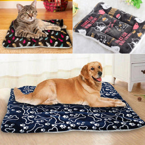 Hot Selling Pet Dog Cat Mats S-XL Large Small Mats Soft Warm Dog Cat Pet Mat Bed Pad Self Heating Rug Thermal Washable Pillow