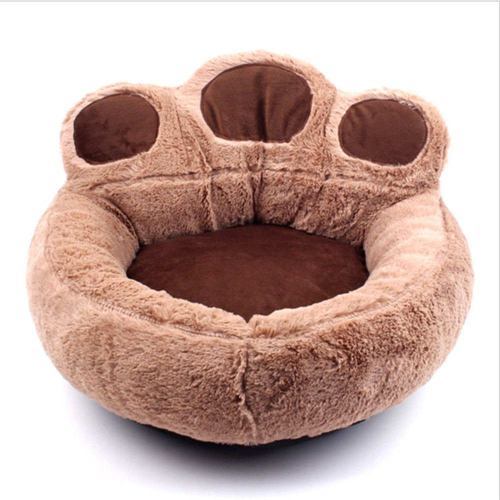 Pet Dog Cat Warm Bed Winter Lovely Bear's Paw Sleep Mat Sofa Soft Material Pet Nest Teddy Doghouse for Puppy Kitten Accessories