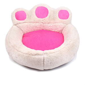 Pet Dog Cat Warm Bed Winter Lovely Bear's Paw Sleep Mat Sofa Soft Material Pet Nest Teddy Doghouse for Puppy Kitten Accessories