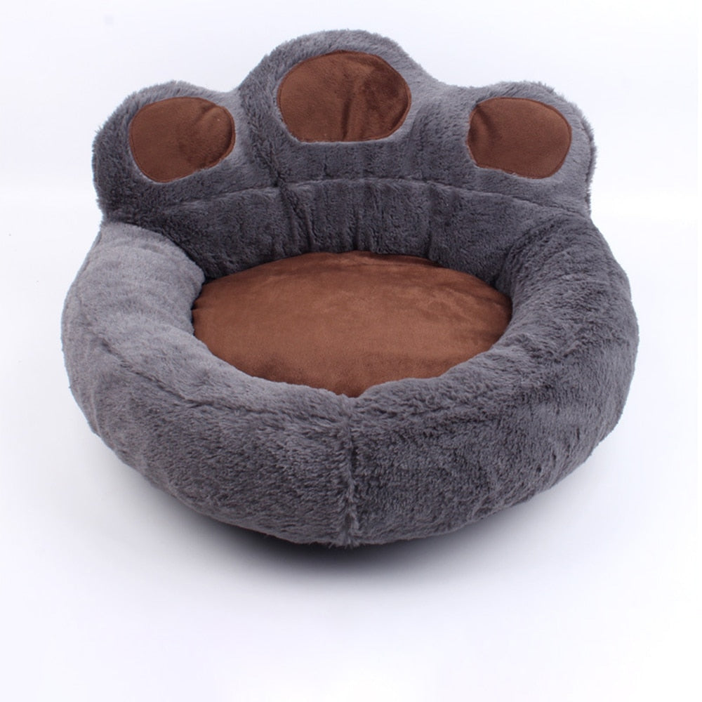 Pet Dog Cat Warm Bed Winter Lovely Bear's Paw Sleep Mat Sofa Soft Material Pet Nest Teddy Doghouse for Puppy Kitten Accessories