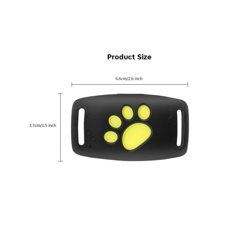 Pet GPS Tracker Dog Cat Collar Water-Resistant GPS Callback Function USB Charging GPS Trackers For Universal Dogs