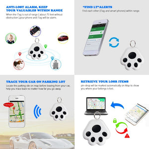 Pet Smart GPS Tracker Mini Anti-Lost Waterproof Bluetooth Locator Tracer For Pet Dog Cat Kids Car Wallet Key Collar Accessories