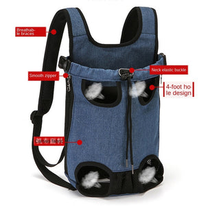 Pets Accessories Cat Backpack Canvas Breatable Puppy Travel Dog Bag Backpack for Small Dog Chihuahua Pitbull Corgi Cat Carrier