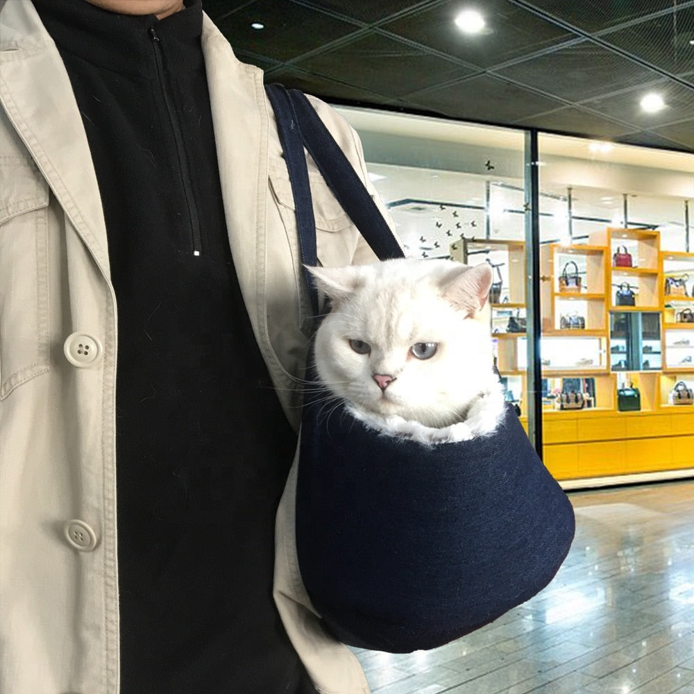 Pets Carrier for Cat Carrying Bag for Cat Backpack Panier Handbag for Cats Travel Plush Cats Bag Bed Puppy Pet Cat Accessories