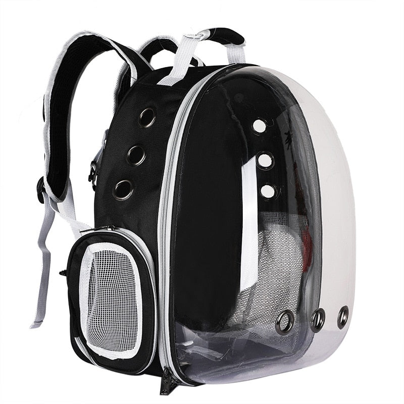 Portable Pet Carrier Bag Breathable Cat Bag Outdoor Travel Backpack for Cat and Dog Transparent Space Pet Backpack Bag for Cat