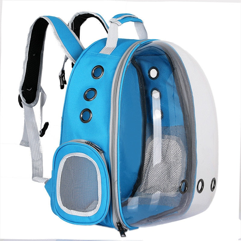 Portable Pet Carrier Bag Breathable Cat Bag Outdoor Travel Backpack for Cat and Dog Transparent Space Pet Backpack Bag for Cat