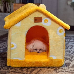 Winter Warm Cat Bed House Kennel Removable Pet Nest Cat Tent Dog Kennel Dog House Cushion Sofa Bed Pet Product Cat House Pet Bed