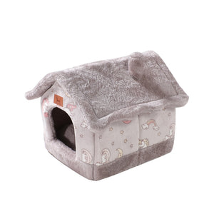 Winter Warm Cat Bed House Kennel Removable Pet Nest Cat Tent Dog Kennel Dog House Cushion Sofa Bed Pet Product Cat House Pet Bed